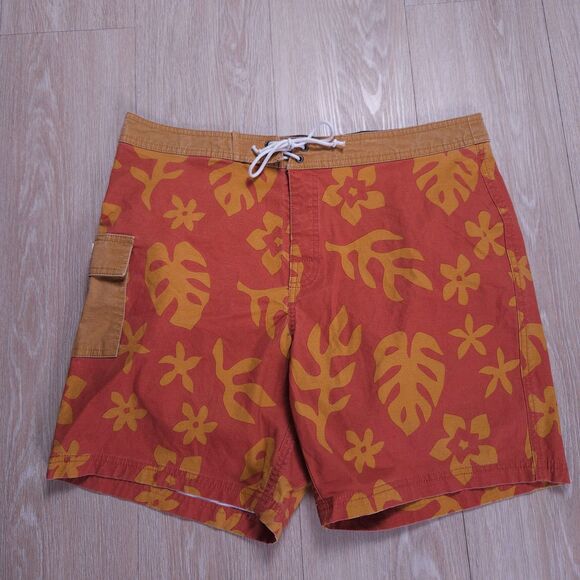 Kanvas By Katin Board Shorts Mens 34 Floral Heritage Collection Kehi Swim Trunks - Picture 1 of 11